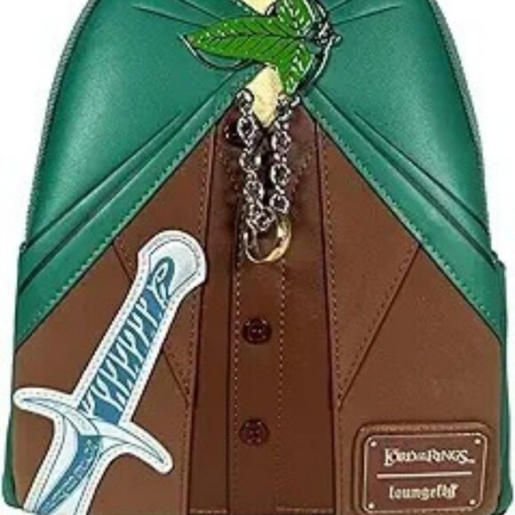 Loungefly Lord of the Rings Frodo Baggins Cosplay Mini Backpack NWT​ - Picture 1 of 4